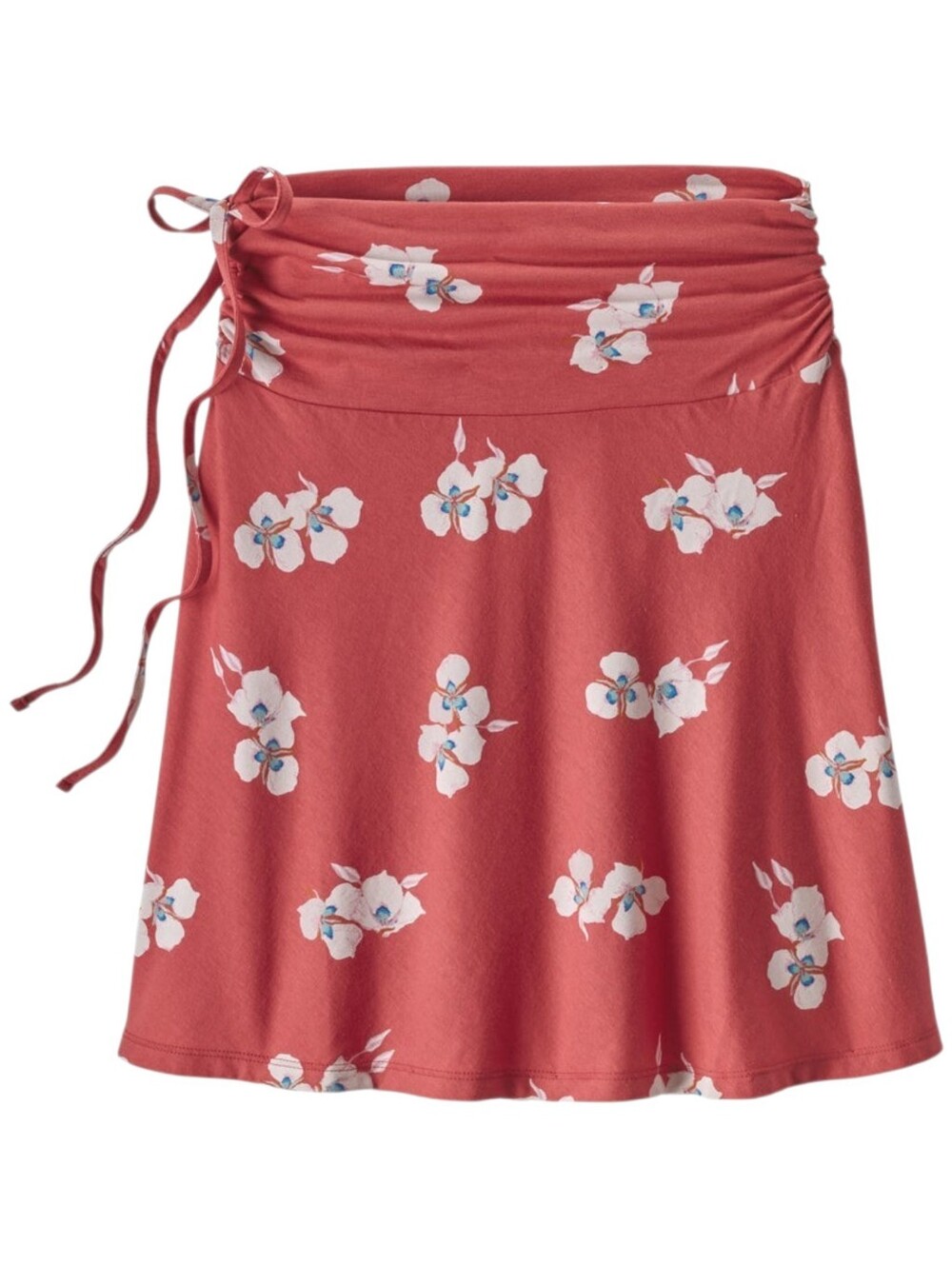 Patagonia Lithia Skirt Medium Pink Floral Organic Cotton Convertible